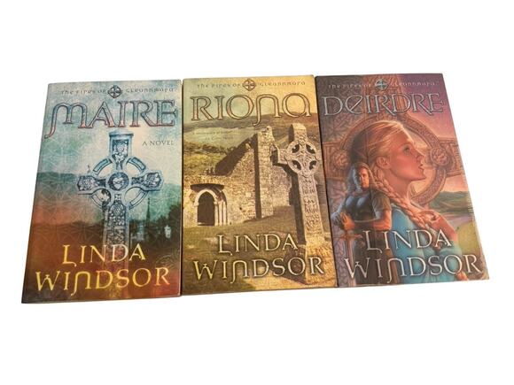 Multnomah Other - The Fires of Gleannmara Complete Series by Linda Windsor Christian Fiction
